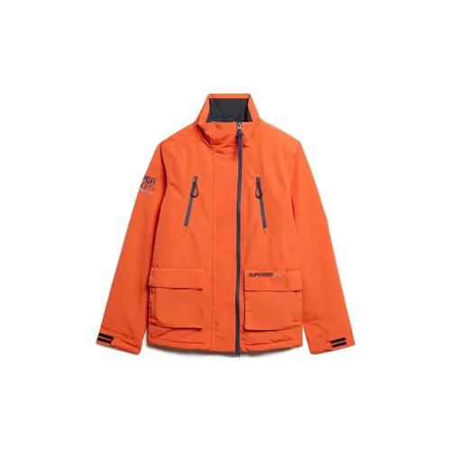 SUPERDRY Jackets Men Orange