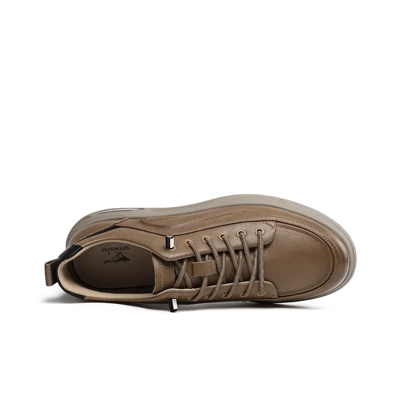 SEPTWOLVES Low Top Casual Shoes Men's Black HD-7