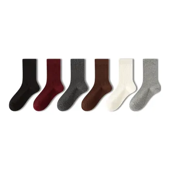 AUGUST Mid Calf Socks Women's 6 Pack Mix And Match