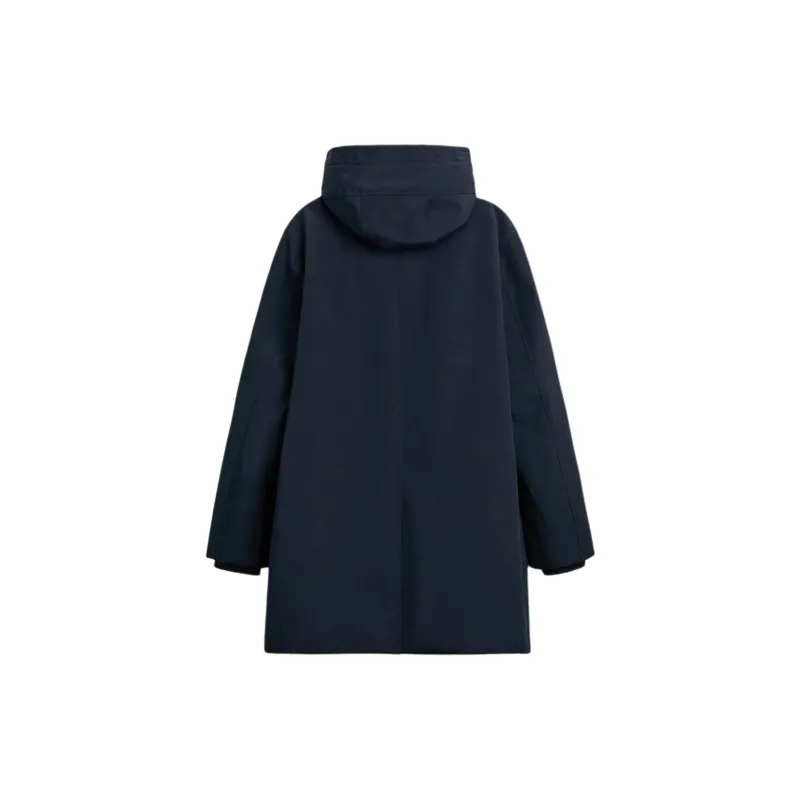 ZARA Parka Coats Men's Sea Blue-1