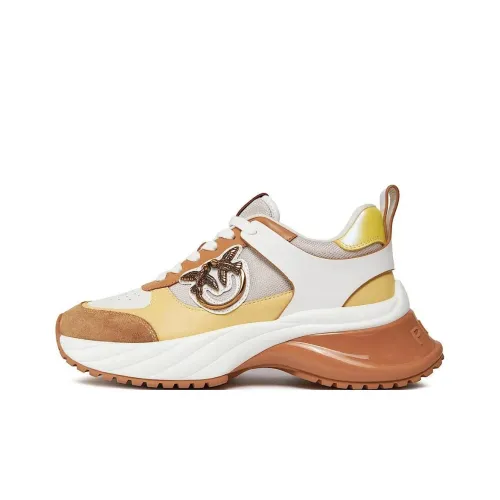 PINKO Ariel Casual Shoes Women's Low-Top Yellow/White