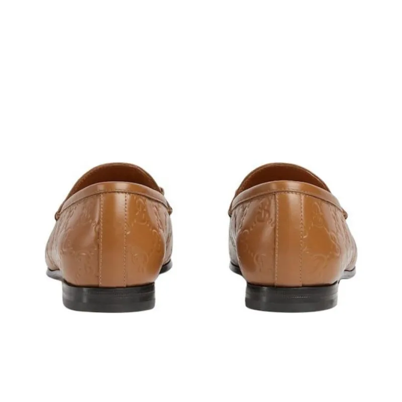 GUCCI Jordaan Loafers Women's Brown-3