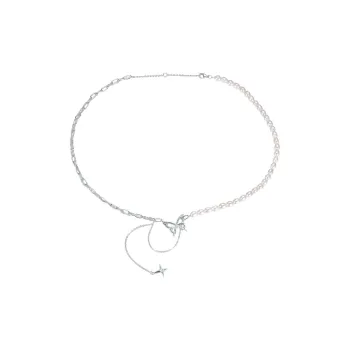 Heart To Heart Freshwater Pearl Necklaces Women's Silver