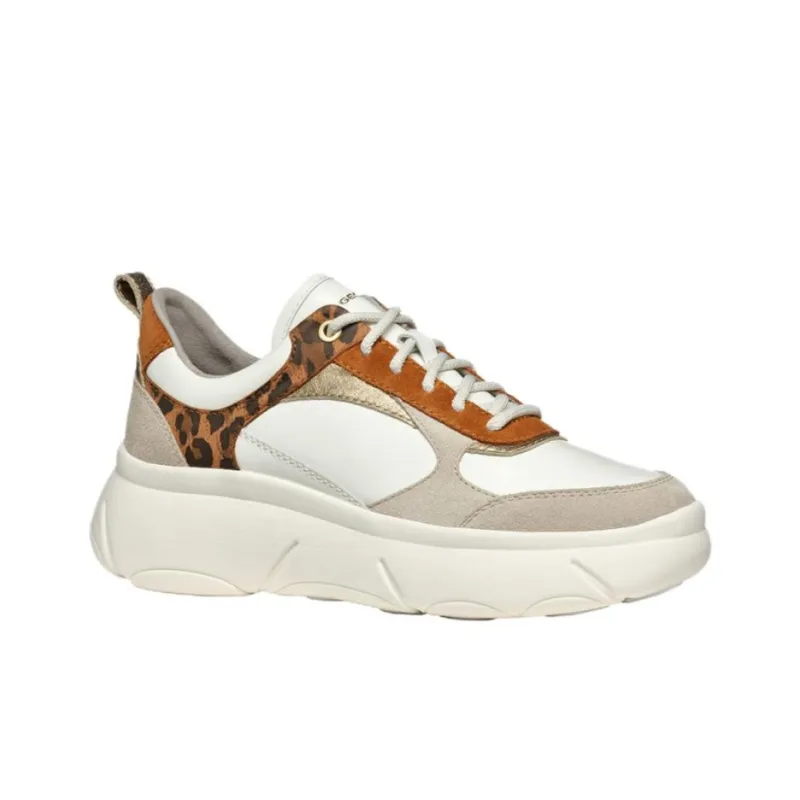 GEOX Nebula 2.0 X Low-Top Casual Shoes Women's Beige Brown-1