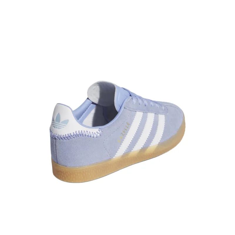 Adidas Originals GAZELLE Anti Slip Wear Resistant Low Top Kids' Skateboarding Shoes Blue Children Aged 3 7 Years Old-3