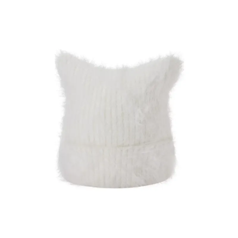 FILA FUSION Acrylic Beanies Women's Marshmallow White-2