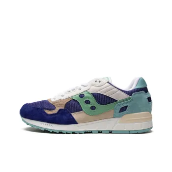 Saucony Shadow 5000 Anti Slip Wear Resistant Low Top Casual Shoes Men's Blue Beige Green