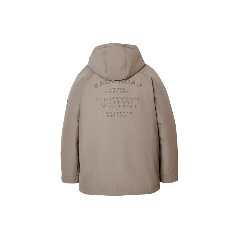 JACK JONES· Lambswool Down Jacket Coat Men's-5