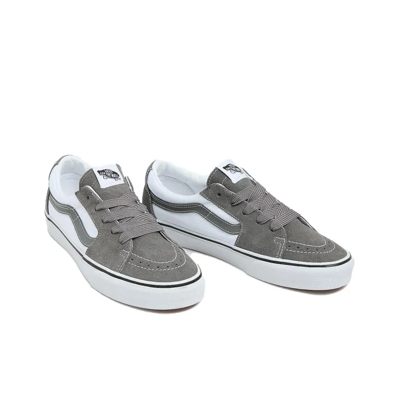 Vans SK8 Anti Slip Wear Resistant Low Top Skateboard Shoes Men's Gray-2