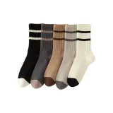 Men's Mid-Calf Japanese Double Stripe