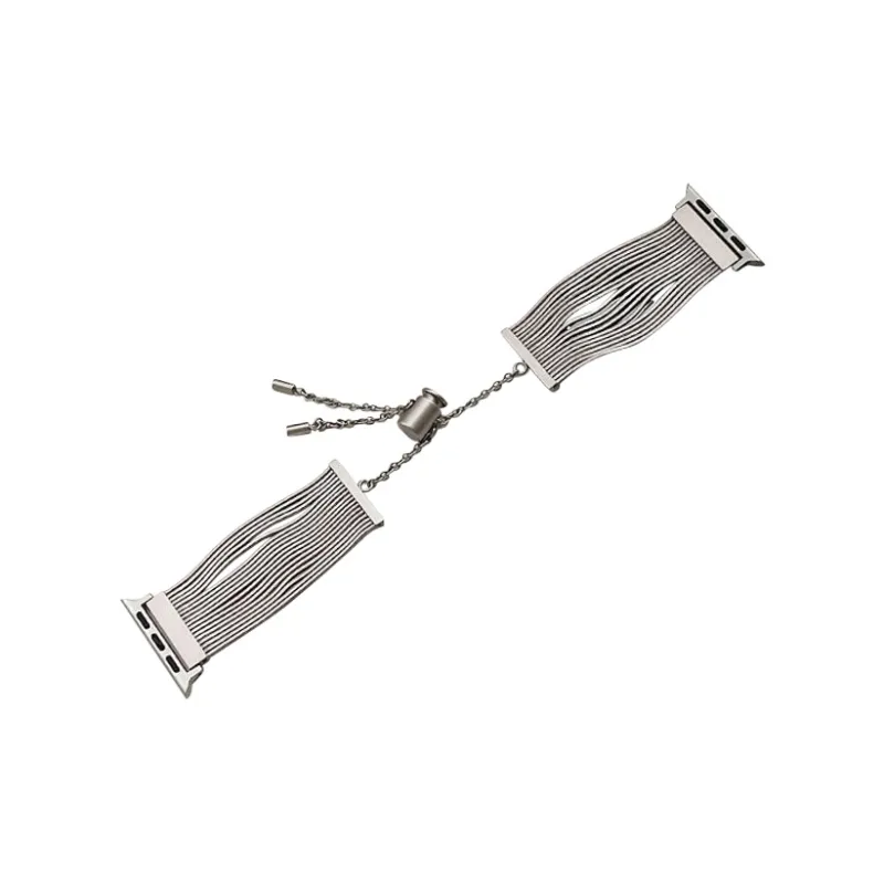 MSSM Watch Band Apple Compatibility Stainless Steel Material-0