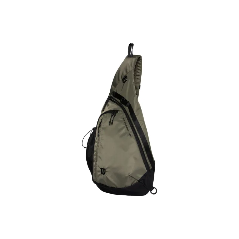 Wilson Nylon Shoulder Bag Crossbody Bag Regular Unisex Dark Green-2