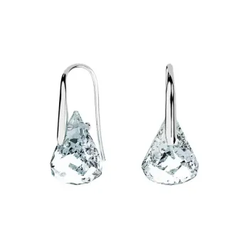 Swarovski Rhodium Plated Earrings Women's Blue