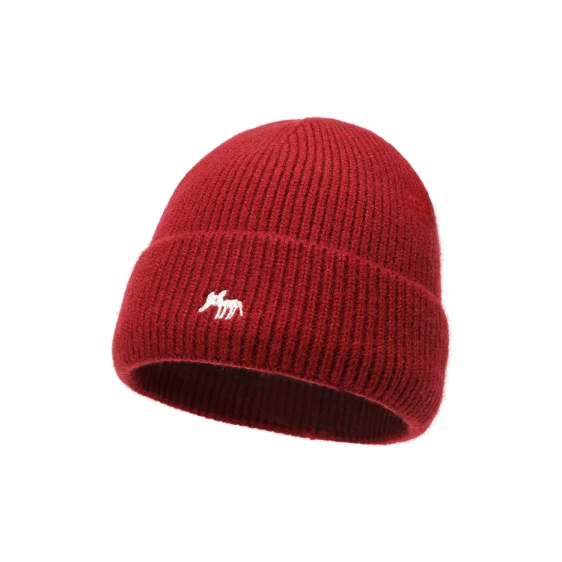 FREE RABBITⅡ Versatile Warm Knitted Hat Fall And Winter Travel Cold Resistant Ear And Head Protector Unisex-10