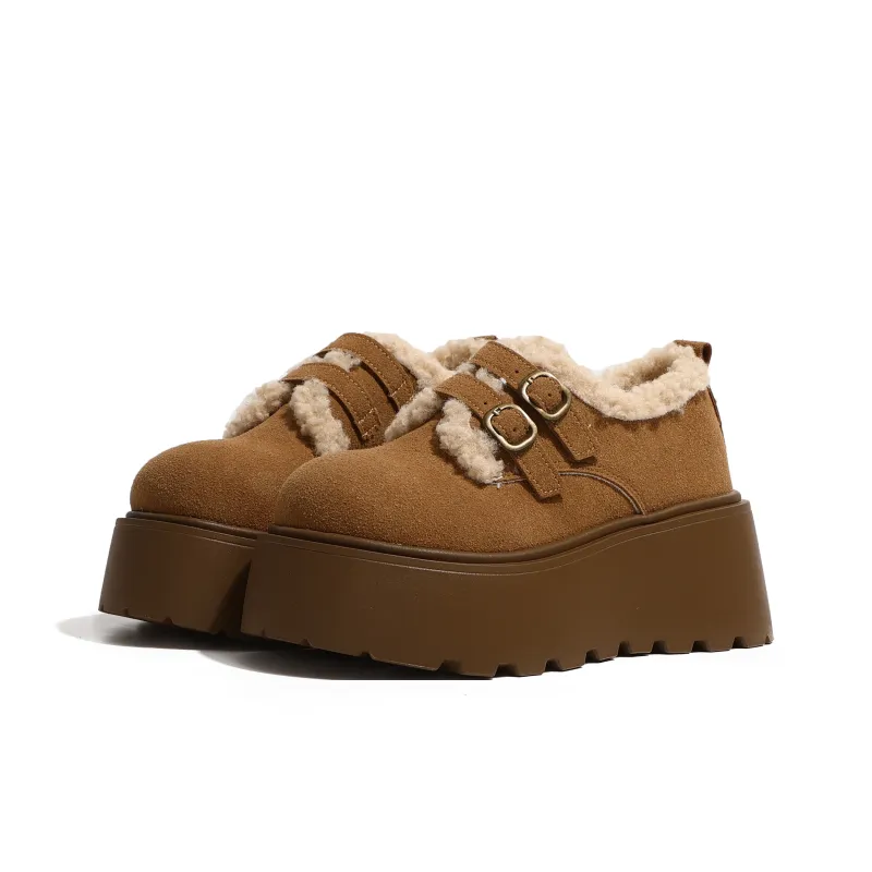 Fashion Casual Loafers Unlined Shoes 7cm Women's-12