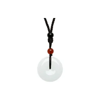 AFN Hetian Jade Necklaces White Jade Unisex