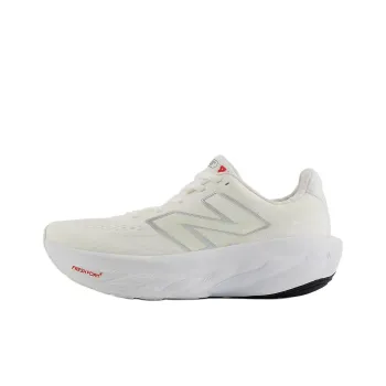 New Balance Slip Resistant Shock Absorbers Low Top Kids' Running Shoes White Gray Teenagers