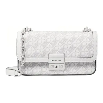 MICHAEL KORS Artificial Leather One Shoulder Handbag Small Size Women's White