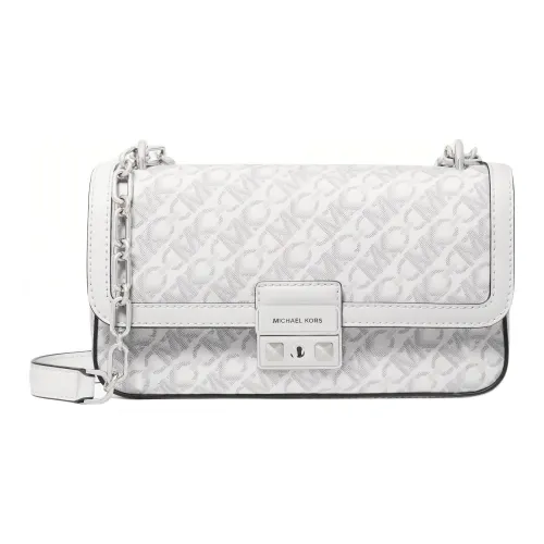 MICHAEL KORS Artificial Leather One Shoulder Handbag Small Size Women's White