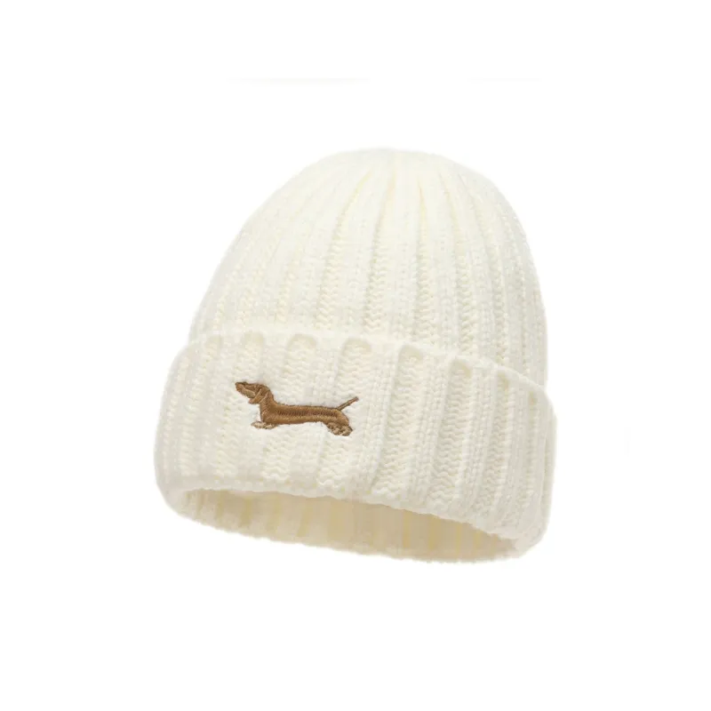 FREE RABBITⅡ Korean Style Puppy Embroidery Gathered Hat Unisex-13