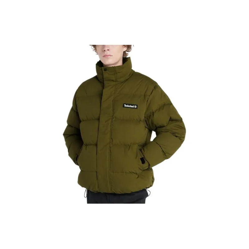 Timberland Down Jackets Men Dark Olive Green-3
