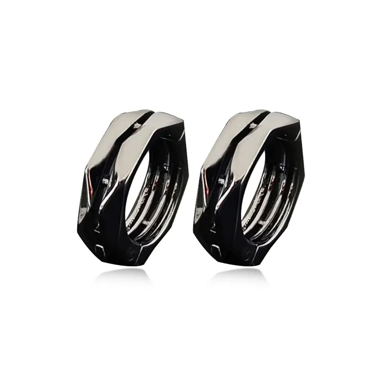 ROGA Alloy Clip On Earrings Unisex-2