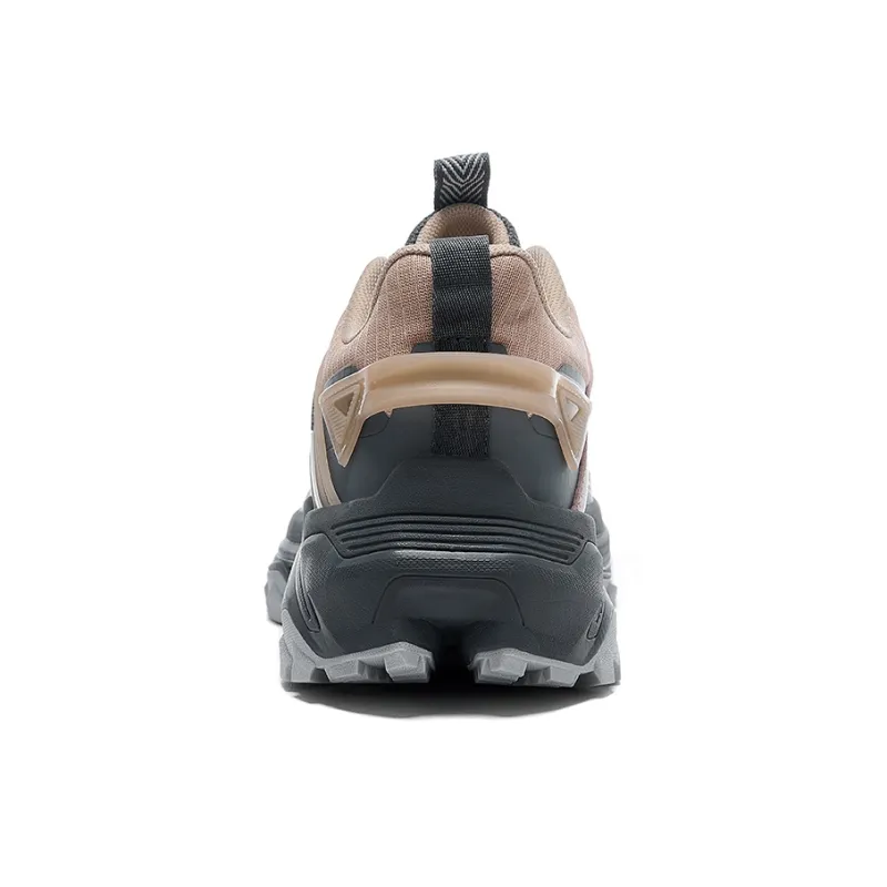 Warrior Wear Resistant Breathable Slip Resistant Low Top Hiking/Trekking Shoes Women's Pink Gray-2
