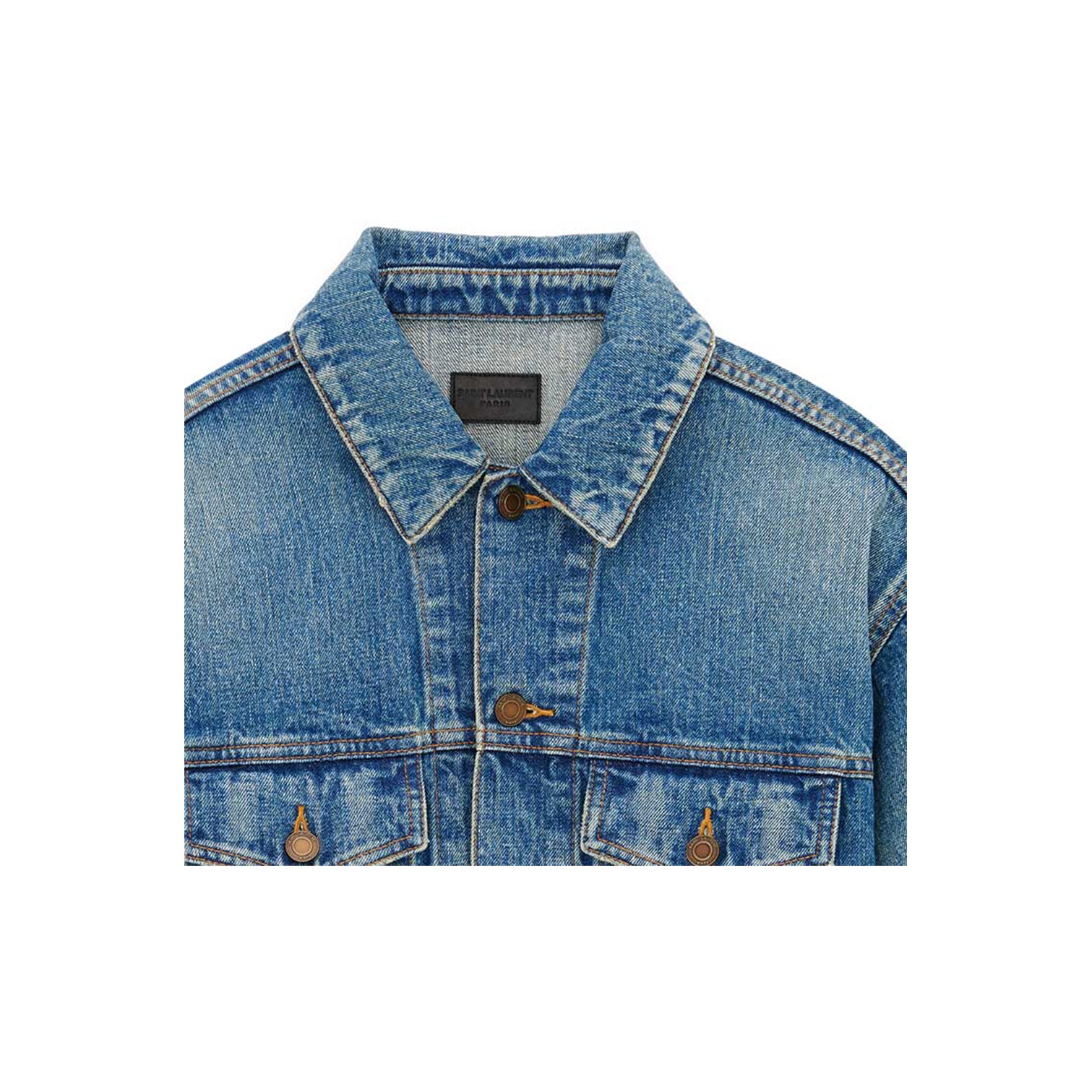 VIP【関税送料無料】希少 SAINT LAURENT DENIM JACKET SAINT LAURENT Denim Jackets Women's Blue - POIZON