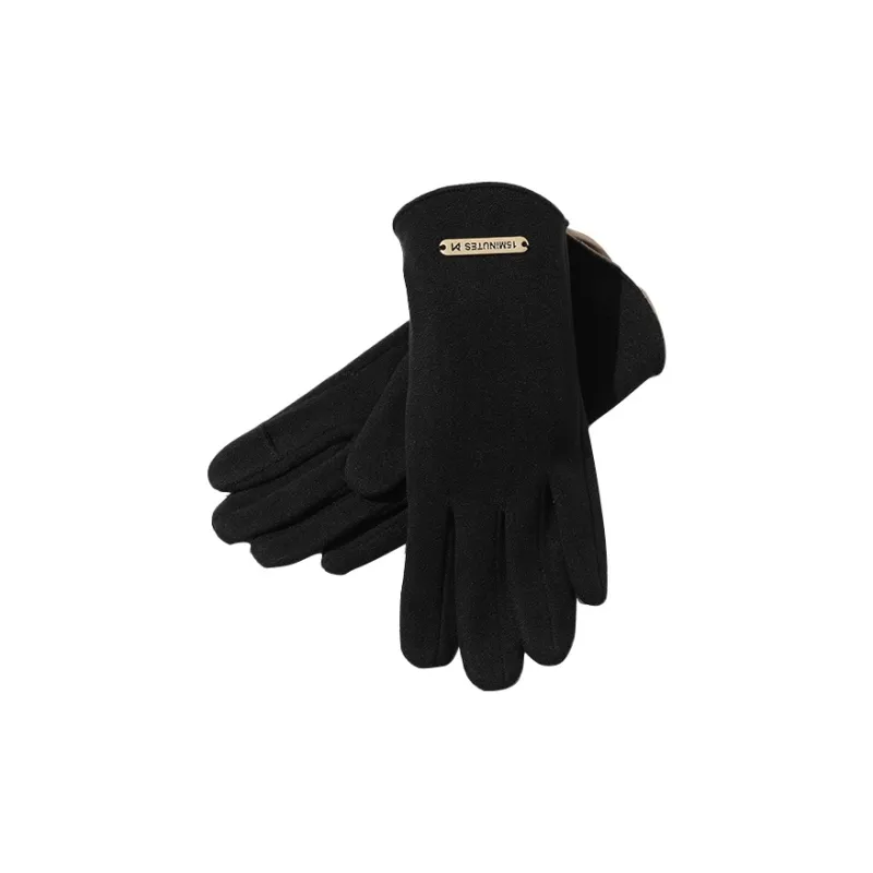 15 MINS 92% Polyester 8% Elastane Knit Gloves Women's-6