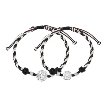 Adorned With Hearts 925 Sterling Silver Bracelets Unisex