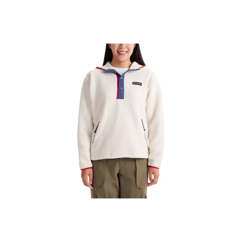 Columbia FW24 ICON Sweatshirt Women's White-2