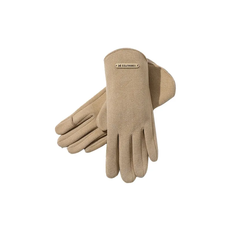 15 MINS 92% Polyester 8% Elastane Knit Gloves Women's-7
