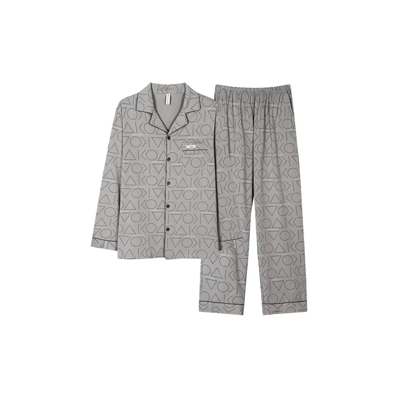 UAVAE Men Pajama Sets-5