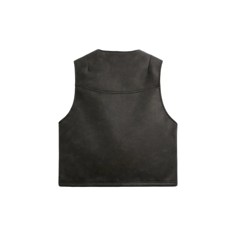 ZARA Vests Men Dark Brown-1