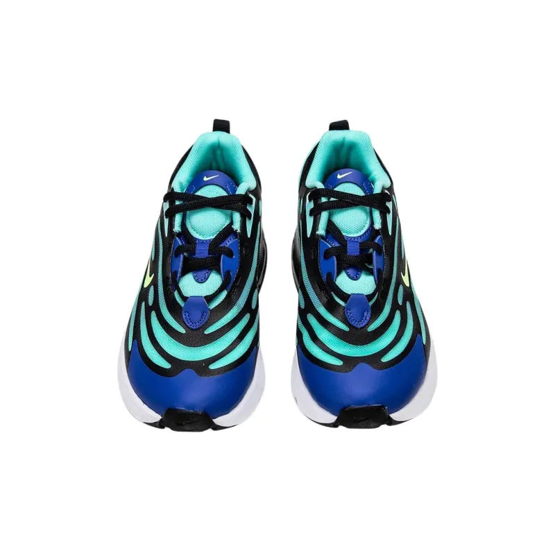 Nike Air Max Exosense Anti-Slip Wear-Resistant Low-Top Kids' Running Shoes Black Green Children Aged 3-7 Years Old-2