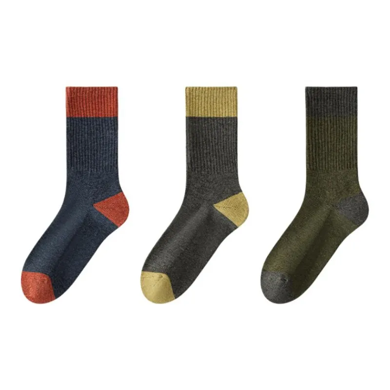 MIIOW Knee High Socks Men's Combo Set-4