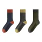 Navy Blue 1+Dark Gray 1+Green 1