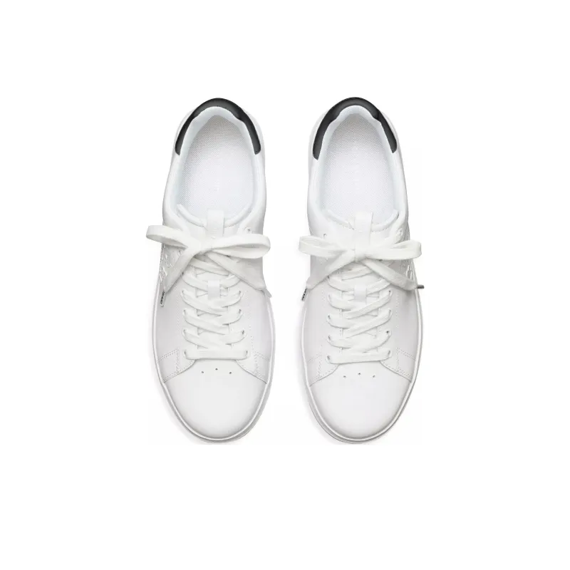 TORY BURCH Double T Howell Leather Sneakers-3