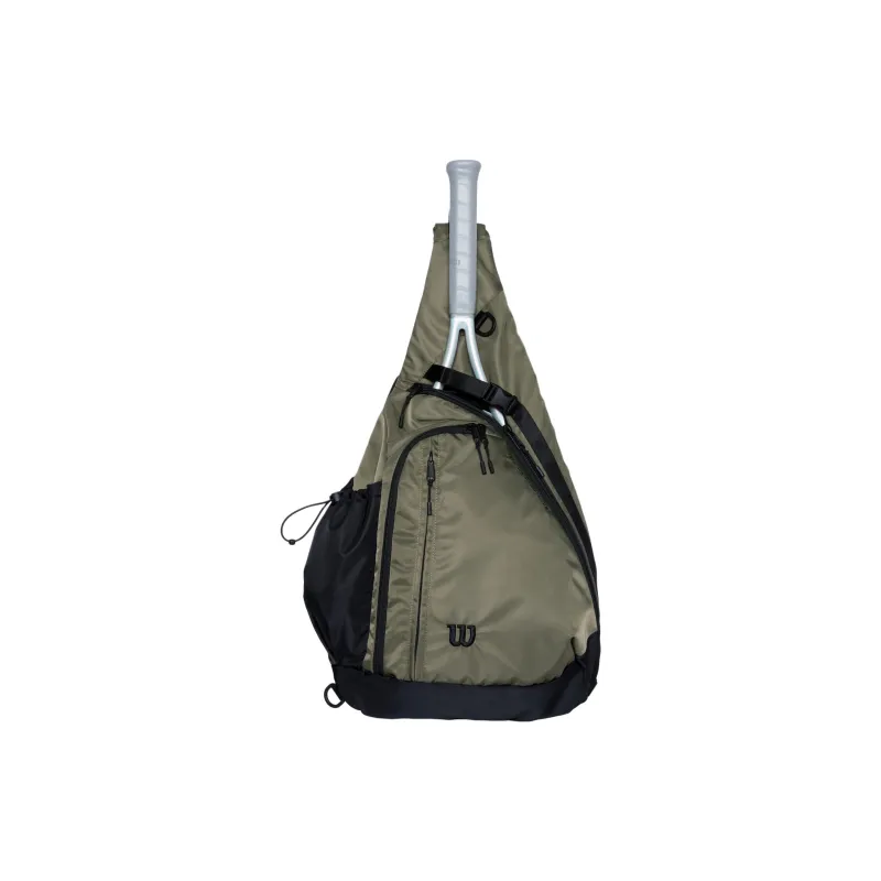Wilson Nylon Shoulder Bag Crossbody Bag Regular Unisex Dark Green-1
