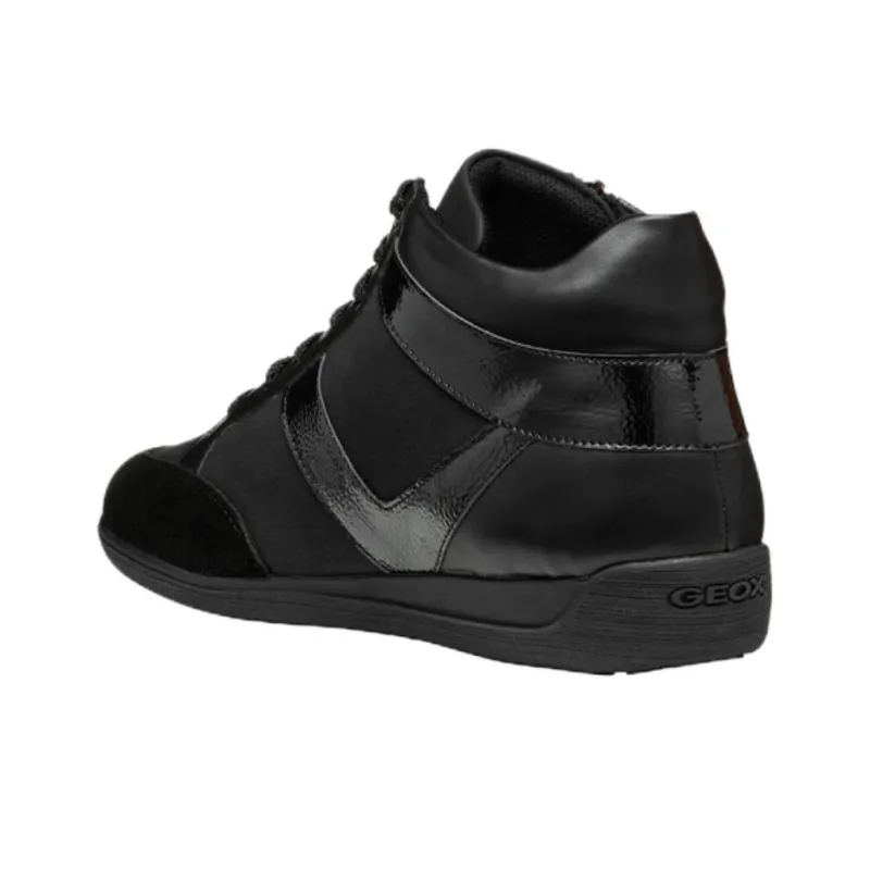 GEOX Myria Mid-Top Casual Shoes Women's Black-3