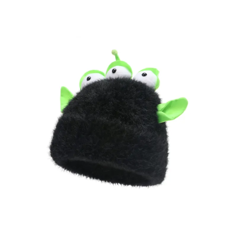 FREE RABBITⅡ Thickened Warm Red Eye For Fall And Winter Beanie Unisex-9