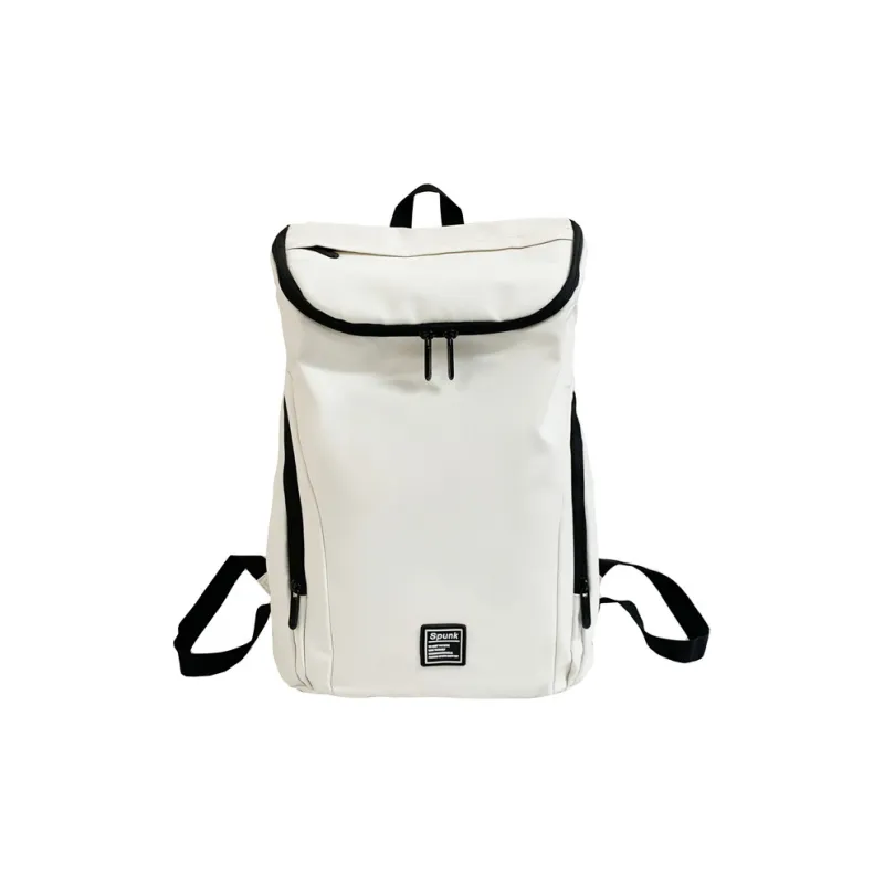 Yalu Oxford Backpack Regular Unisex Black/White/Gray-3