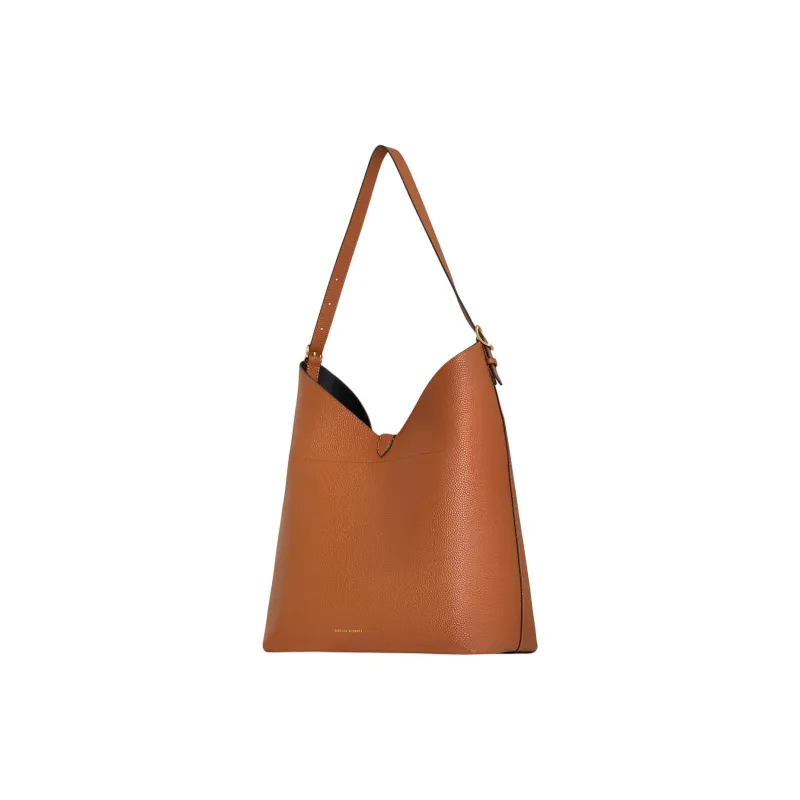 REBECCA MINKOFF Genuine Leather Tote Bag Shopping Bag Shoulder Bags Women's Caramel-1