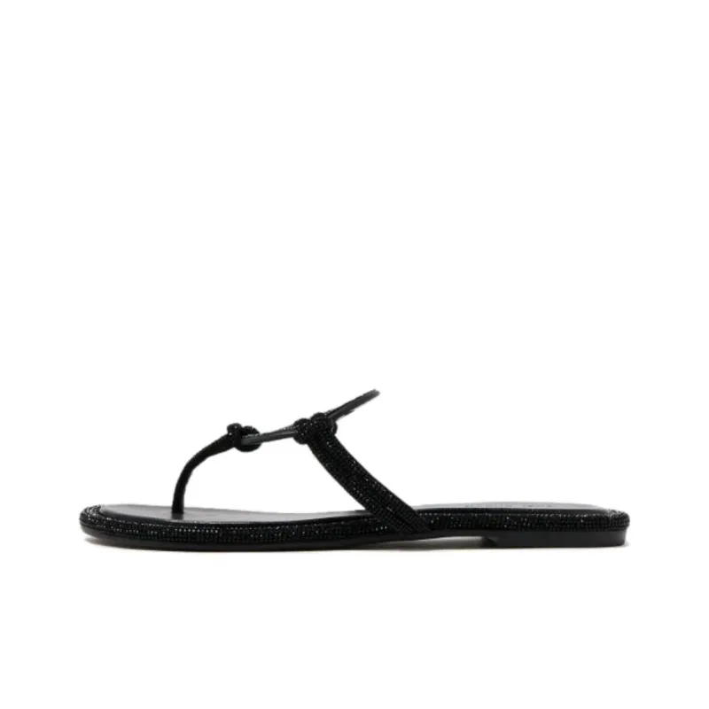 TORY BURCH Miller Crystal-embellished Slides-0