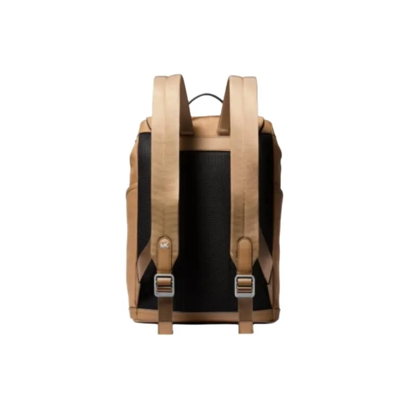 MICHAEL KORS Hudson Fabric Backpack Medium Size Men's Light Brown-1