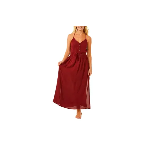 RIP CURL Slip Dresses Women's Brown