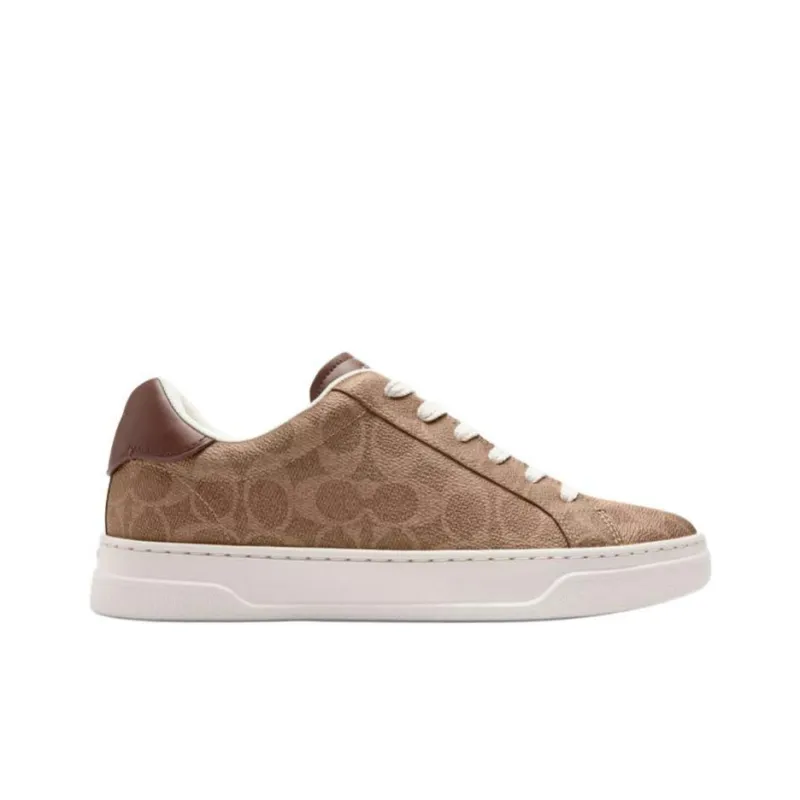 COACH Highline Low Top Skateboard Shoes Women's Brown-1