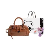 Brown+Exclusive Shopping Bag+Greeting Card+Dried Flower