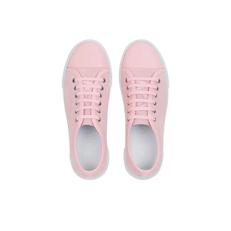 Lanvin DBB1 Low Top Skateboard Shoes Women's Pink-3