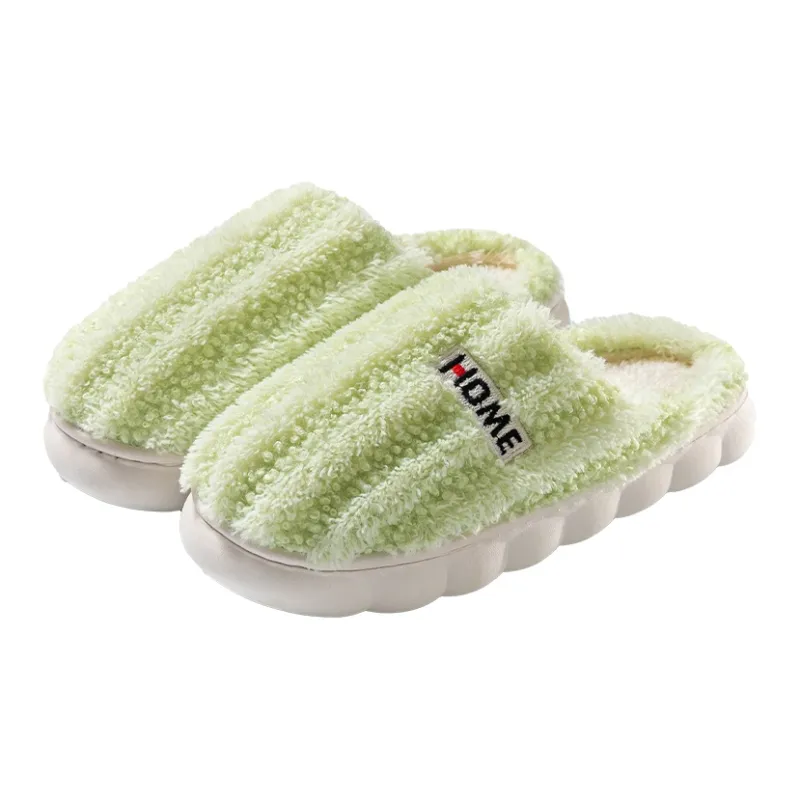 Foot Recreation Winter Minimalist Style Suede Home Warm Small Starry Sky Embroidered Cotton Slippers Unisex-11
